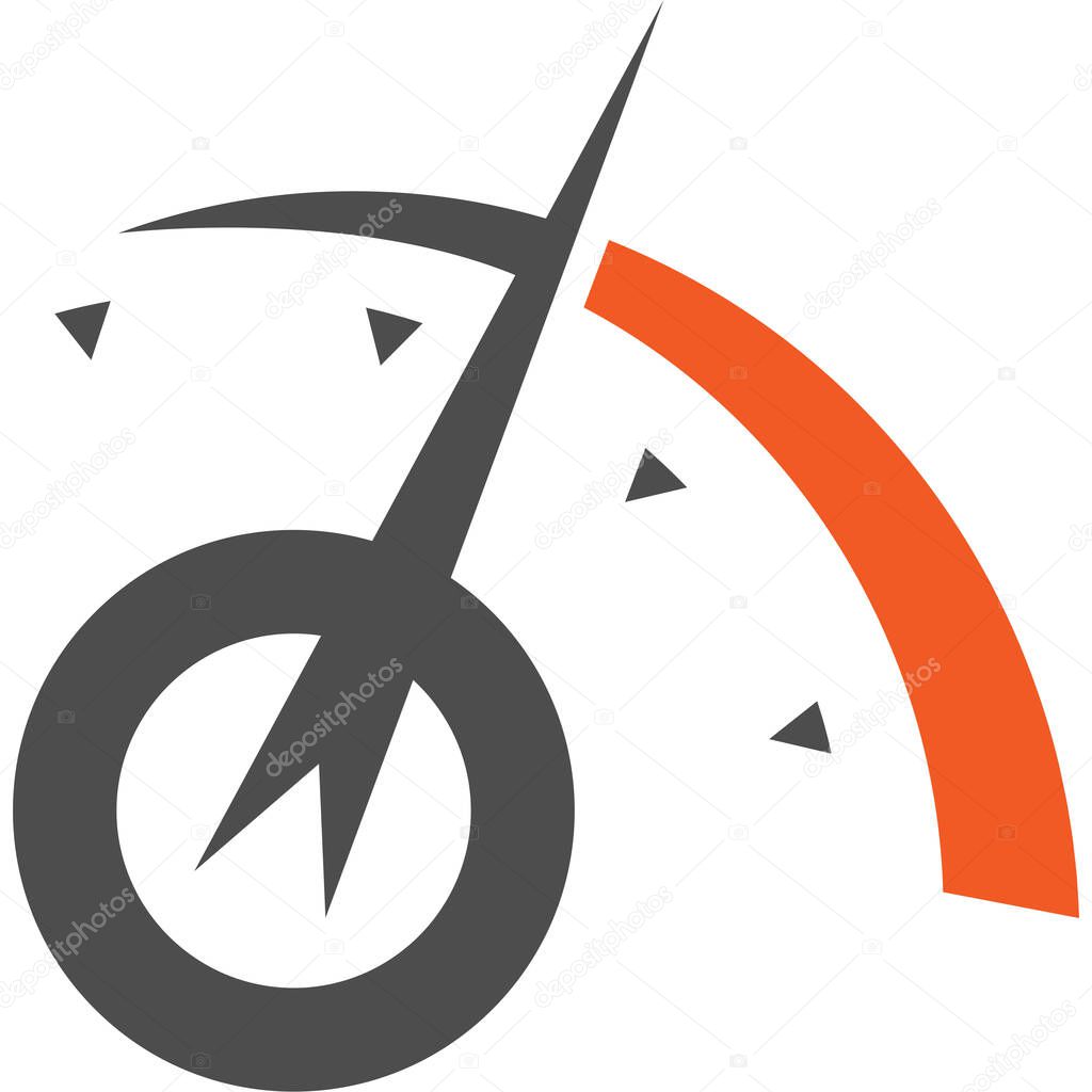 Dynamic Speed Meter illustration Design