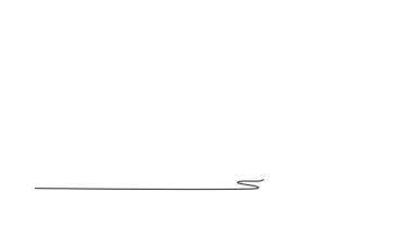 Animated self drawing of continuous line draw attractive young male in dynamic stance, wielding large weapon. Discipline, power, intensity of Shaolin Kung Fu routine. Full length single line animation