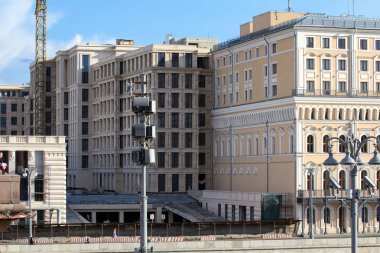 2018.07.08, Moscow, Rusya Federasyonu. Moskova'da yeni binalar.