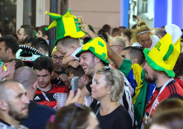 2018 Moscou Rússia Copa Mundo 2018 Moscou Fifa 2018 Emoções — Fotografia de Stock