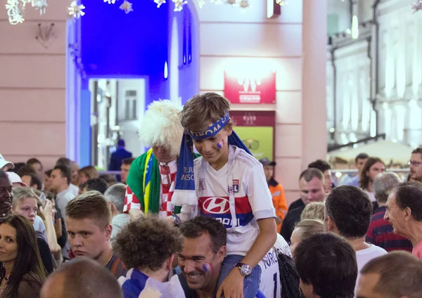 2018 Moscou Rússia Copa Mundo 2018 Moscou Fifa 2018 Emoções — Fotografia de Stock