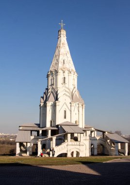 Tarihi binalar bir eski Kraliyet gayrimenkulün Kolomenskoye, Moskova. Rusya'nın dini mimari.