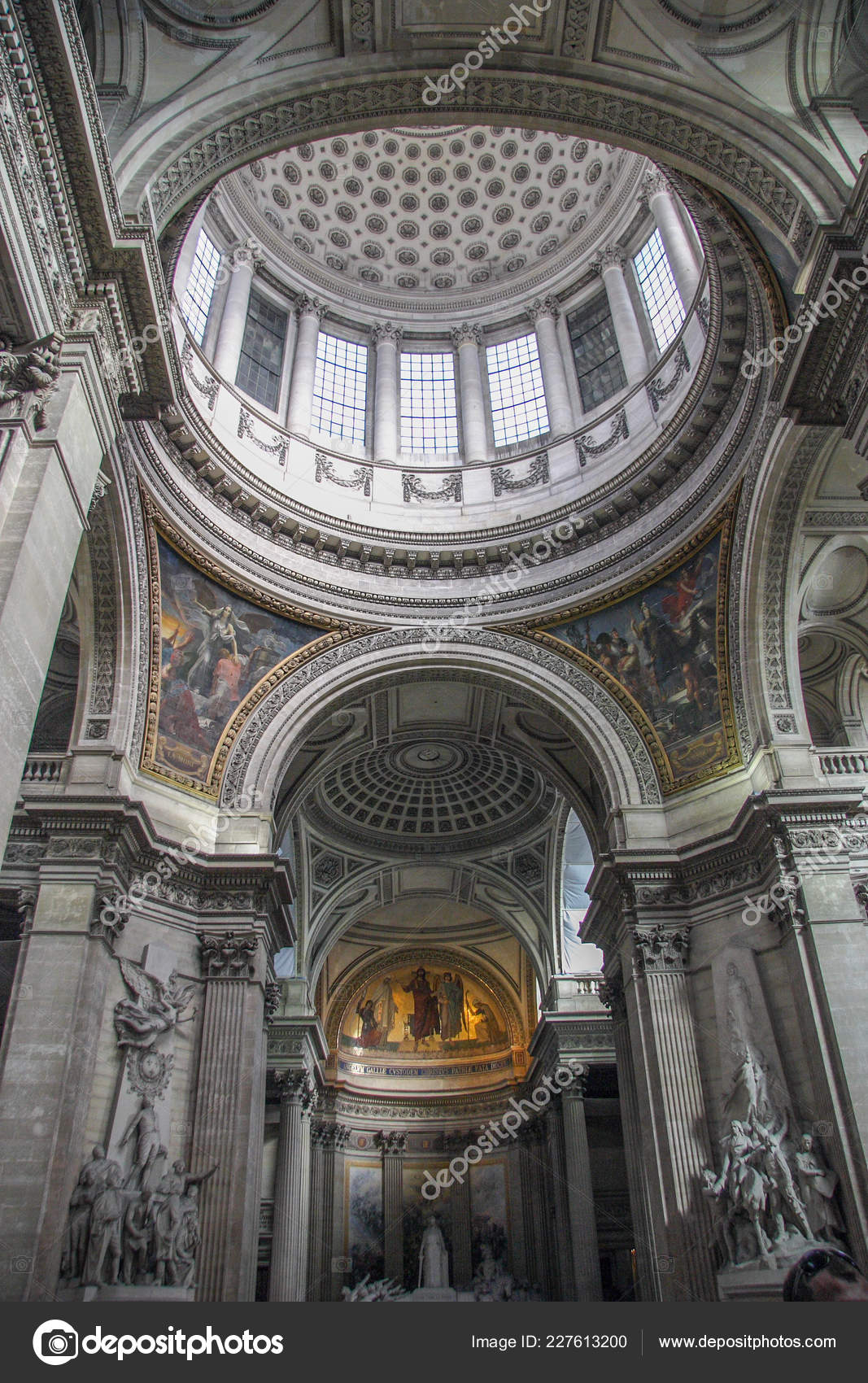 2008 Paris France Interior Pantheon Paris France