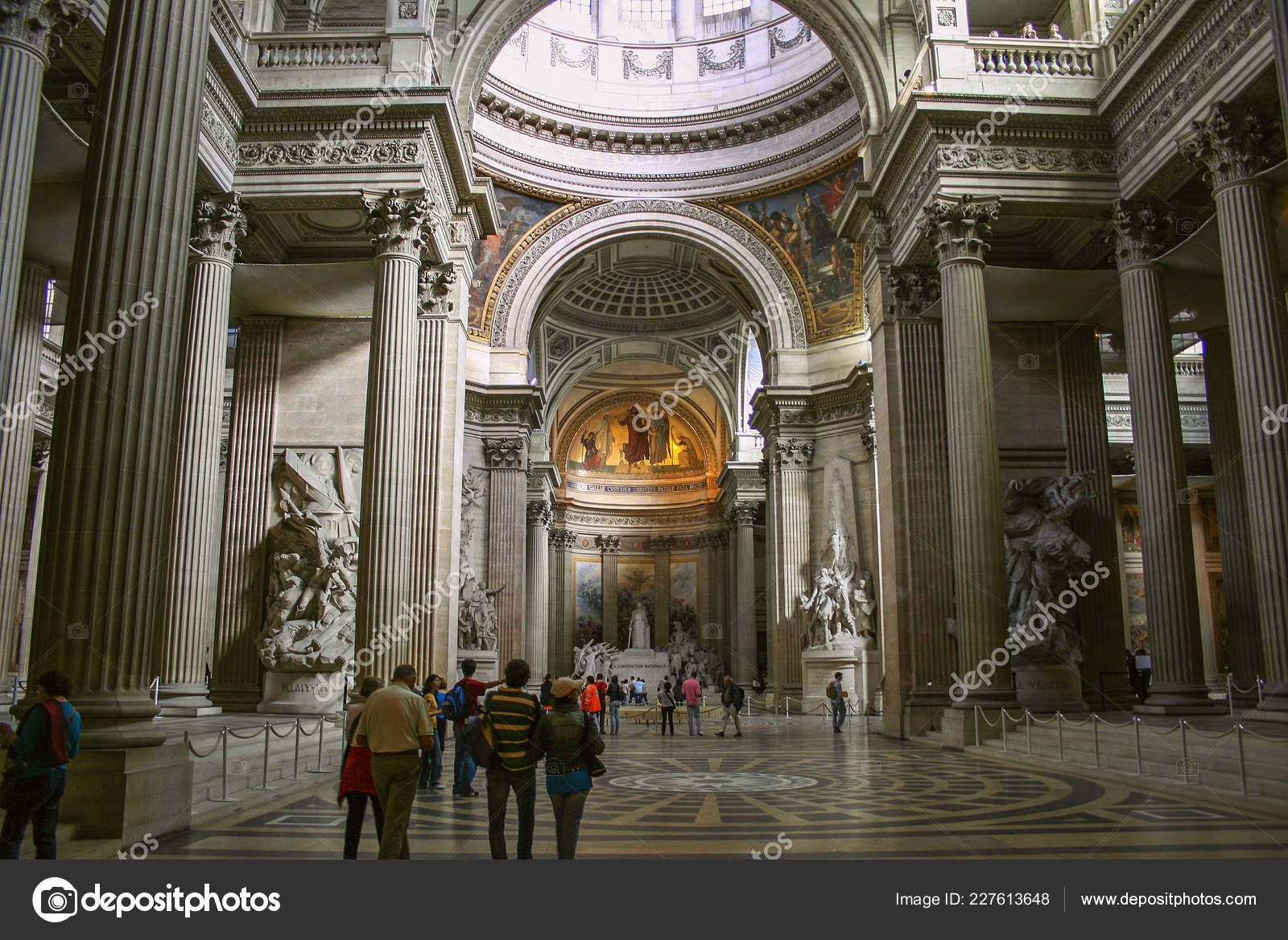 2008 Paris France Interior Pantheon Paris France