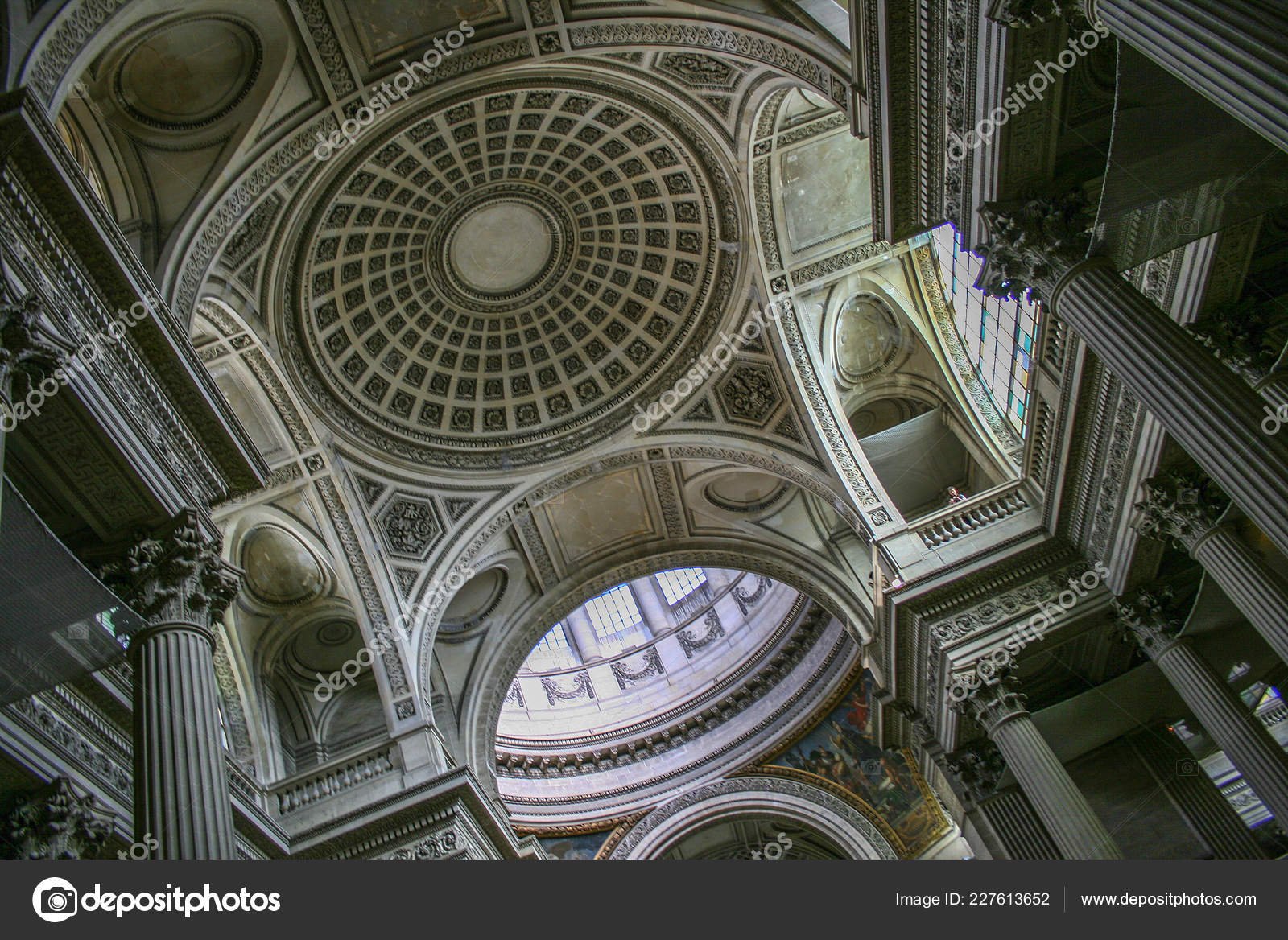 Interior Pantheon Paris France Architecture Paris