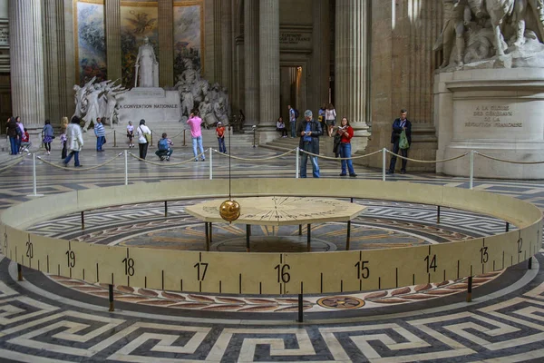 2008 Parigi Francia Pendolo Foucault Parigi Pantheon — Foto Stock