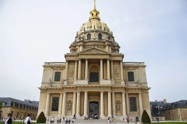 2008 Paříž Francie Průčelí Katedrály Saint Louis Des Invalides — Stock fotografie