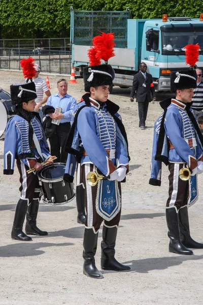 2008 Paris Frankrike Costume Parade 1800 Talets Franska Militära Styrkor — Stockfoto