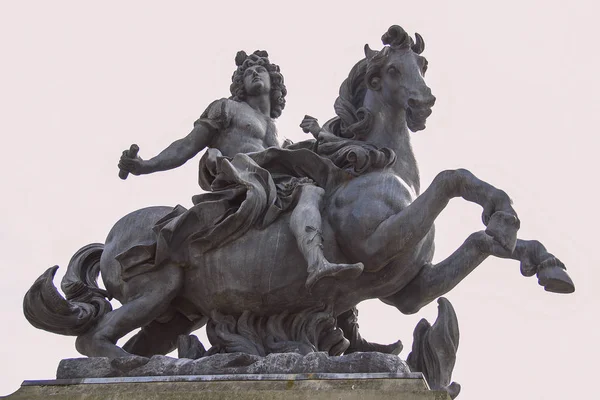 2008 Parijs Frankrijk Het Bronzen Standbeeld Van Louis Xiv Bijgenaamd — Stockfoto