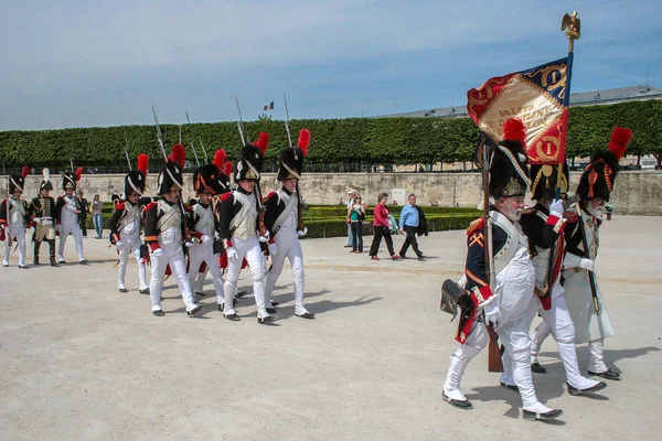 2008 París Francia Desfile Disfraces Las Fuerzas Militares Francesas Del — Foto de Stock