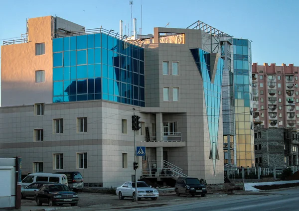 2018 Jakoetsk Rusland Buitenkant Van Het Moderne Gebouw Architectuur Van — Stockfoto