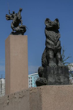 07.06.2018, Yakutsk, Russia.07.06.2018, Yakutsk, Rusya Federasyonu. Rusya seyahat. Yakutsk gezi.
