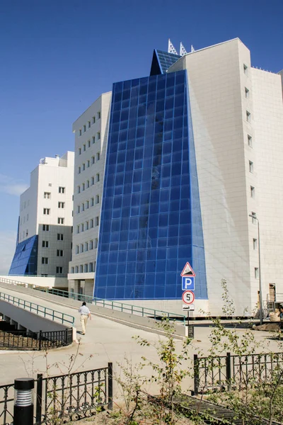 2018 Jakutsk Russland Außenansicht Des Modernen Gebäudes Architektur Russlands — Stockfoto