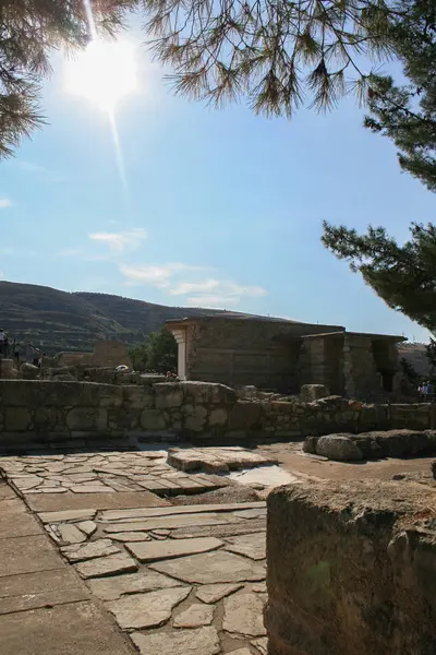 2008 Hersonissos Girit Yunanistan Avrupa Araba Ile Seyahat Yunan Knossos — Stok fotoğraf