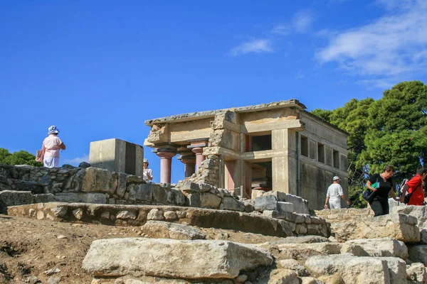 2008 Hersonissos Girit Yunanistan Avrupa Araba Ile Seyahat Yunan Knossos — Stok fotoğraf