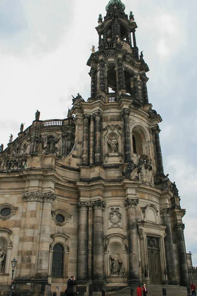 2009 Dresden Alemanha Catedral Católica Dresden Catedral Santíssima Trindade Igreja — Fotografia de Stock