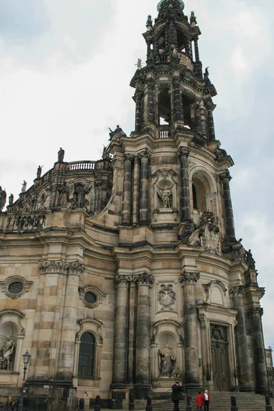 2009 Dresden Alemanha Catedral Católica Dresden Catedral Santíssima Trindade Igreja — Fotografia de Stock