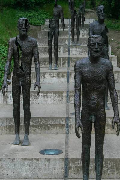 2009 Prag Tschechien Statuen Der Gedenkstätte Für Die Opfer Des — Stockfoto