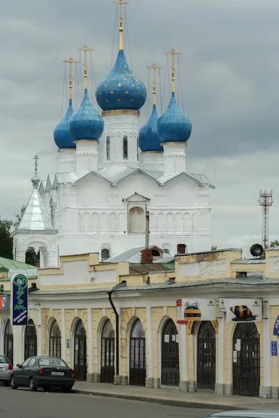 2009 Rostov Rusia Reparación Cúpulas Iglesia Restauración Una Antigua Iglesia — Foto de Stock