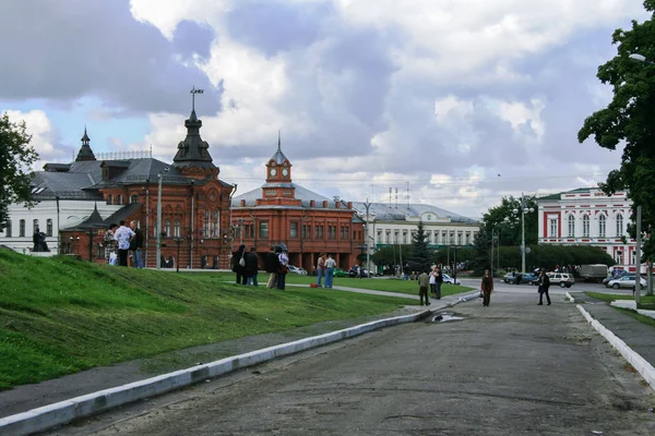 2009 Vladimir Rusya Federasyonu Bir Eski Kırmızı Taş Kilisede Vladimir — Stok fotoğraf