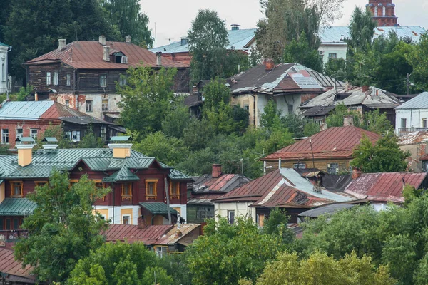 2009 Vladimir Federacja Rosyjska Przywrócony Kościół Włodzimierzu Starej Architektury Chrześcijańskiej — Zdjęcie stockowe