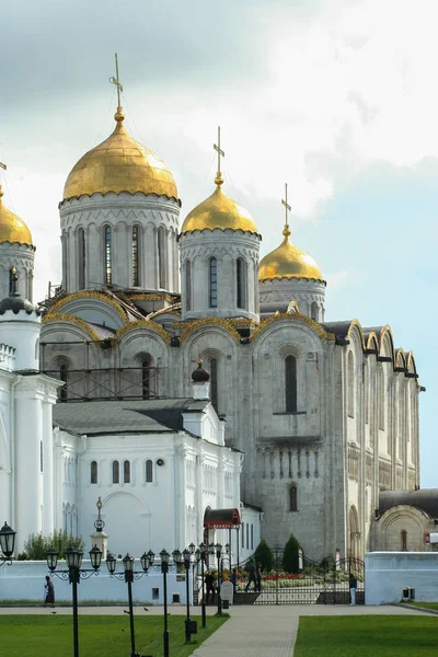 2009 Vladimir Ryssland Restaurerade Kyrkan Vladimir Gammal Religiös Kristen Arkitektur — Stockfoto
