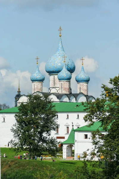 2009 Vladimir Oroszország Felújított Templom Vladimir Egy Régi Vallásos Keresztény — Stock Fotó