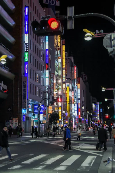 2013 Tokyo Japonsko Dnes Večer Osvětlení Panoráma Města Tokio Reklamní — Stock fotografie