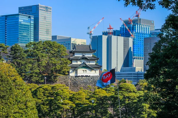 2013 Tokio Japón Edificio Auténtico Territorio Por Palacio Emperador Japón — Foto de Stock
