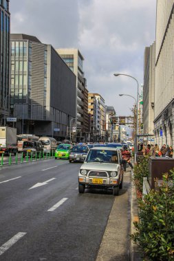 2013.01.04, Kyoto, Japonya. Ulaşım Kyoto de yol. Kyoto seyahatinden araba ile.