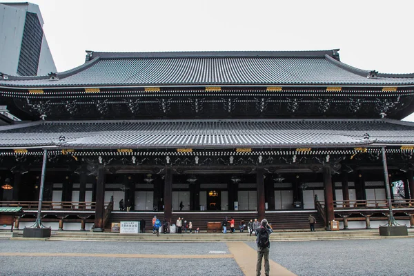 2013 Кіото Японія Зовнішній Вигляд Храмі Оригінальний Обітницю Пам Яткам — стокове фото