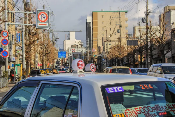 2013 Kyoto Japón Paisaje Urbano Kyoto Carretera Transporte Viajar Alrededor — Foto de Stock