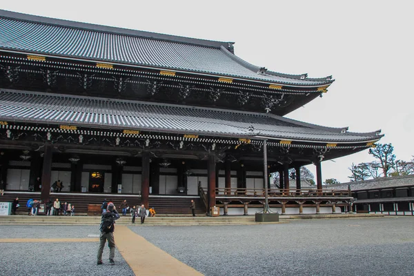 2013 Кіото Японія Зовнішній Вигляд Храмі Оригінальний Обітницю Пам Яткам — стокове фото