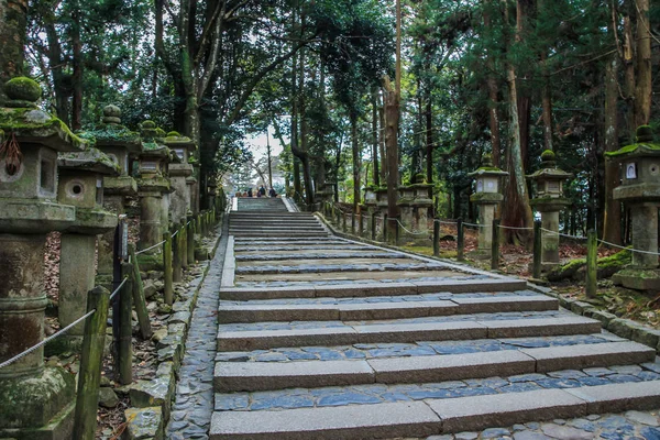 2013 Nara Japonya Paskalya Büyük Nara Tapınakta Yerler Japonya Binaların — Stok fotoğraf