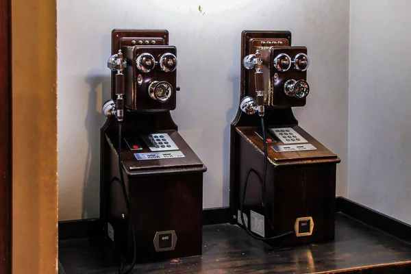 2013 Nara Japonia Autentyczne Vintage Telefon Sklepie — Zdjęcie stockowe