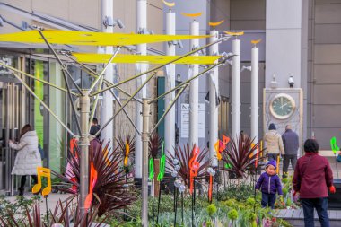 2013.01.05, Osaka, Japonya. Osaka İstasyonu iç. Japonya seyahat. Japonya'da meslek.