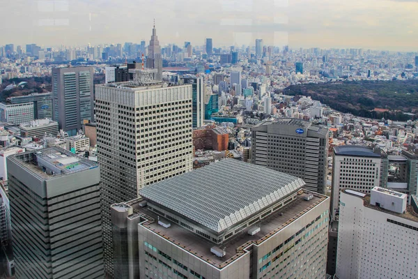 2013 Tokyo Japon Vue Panoramique Ville Tokyo Coucher Soleil Architecture — Photo