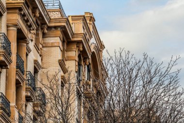 2010.04.04, Moskova, Rusya. Moskova'nın eski ve modern mimarisi. 