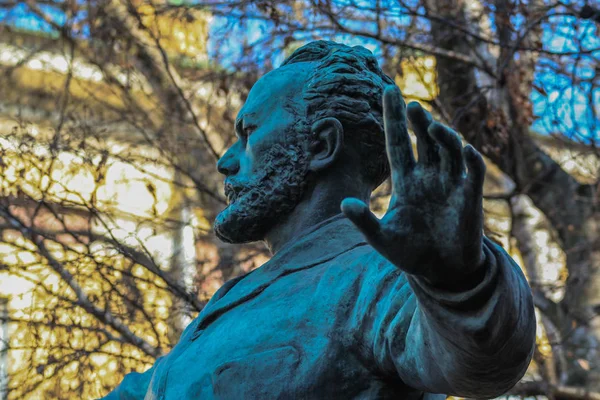 2010 Moscow Russia Side View Monument Peter Tchaikovsky Conservatory Famous — Stock Photo, Image