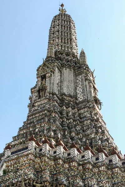 2011 Bangkok Thailandia Architettura Wat Arun Sullo Sfondo Del Cielo — Foto Stock