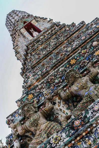 2011 Bangkok Thaïlande Architecture Wat Arun Sur Fond Ciel Bleu — Photo