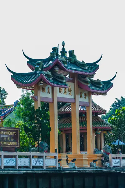 2011 Bangkok Thailand Architecture Thailand Cityscape Bangkok Authentic Gates — Stock Photo, Image