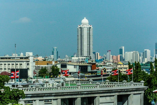 2011 Bangkok Thailandia Vista Sul Fiume Wat Tipo Templi Buddisti — Foto Stock