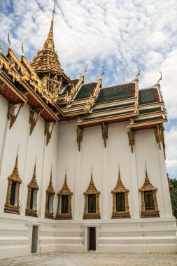 2011.05.16, Bangkok, Tayland. Büyük Saray Köşkü'nün elemanları. Asya'nın antik mimarisi. Bangkok Turistik Yerler. 