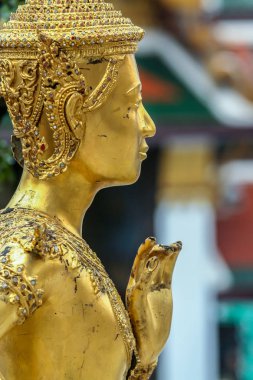 2011.05.16, Bangkok, Tayland. Büyük Saray kompleksinin pavyonları. Asya 'nın antik mimarisi. Bangkok manzarası. 