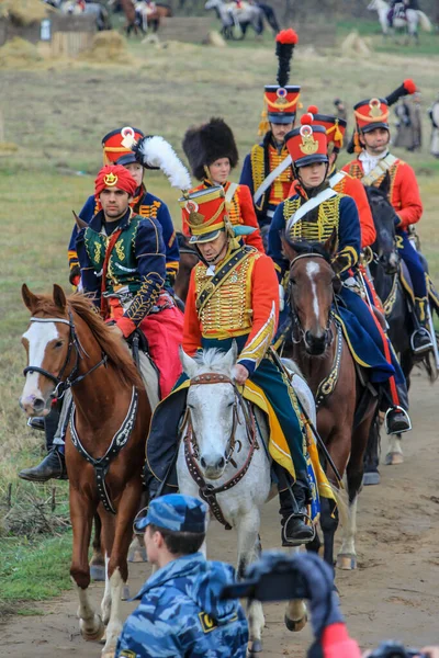 2012 Малоярославець Росія Виробництво Битви 1812 Року Між Французькою Російською — стокове фото