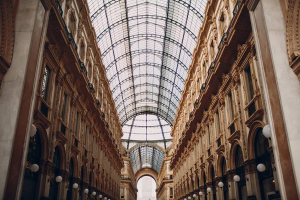 Vittorio Emanuele Gallery Mailand Italien — Stockfoto