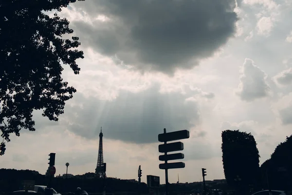 Die Berühmte Tour Eiffel — Stockfoto