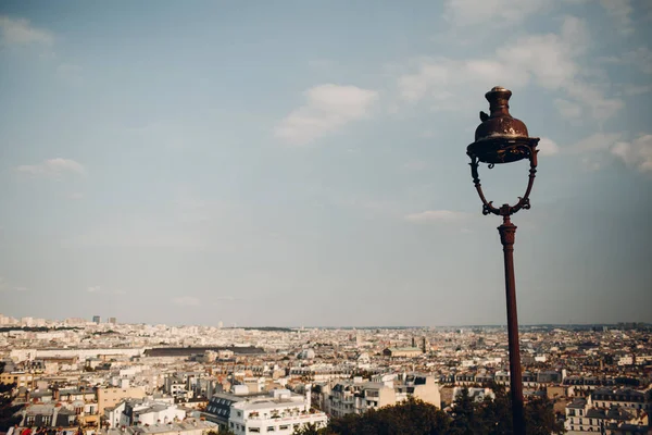 Widok Ulicy Dzielnicy Montmartre — Zdjęcie stockowe