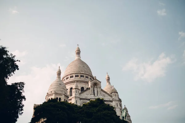 Basilica Sacred Heart Paris Montmartre Neighborhood — Stock Photo, Image